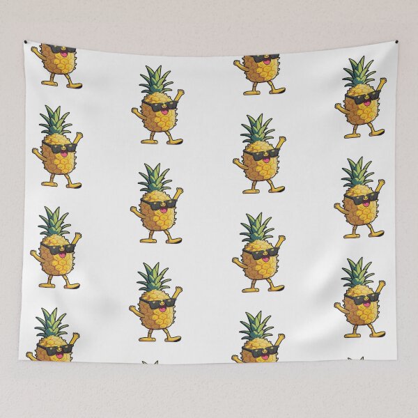 Item preview, Pineapple Man Wearing Sunglasses designed and sold by CrimpyCo.