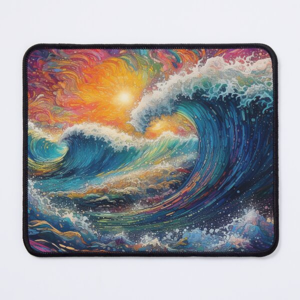 Item preview, Vibrant Waves designed and sold by HandCraftedArt.