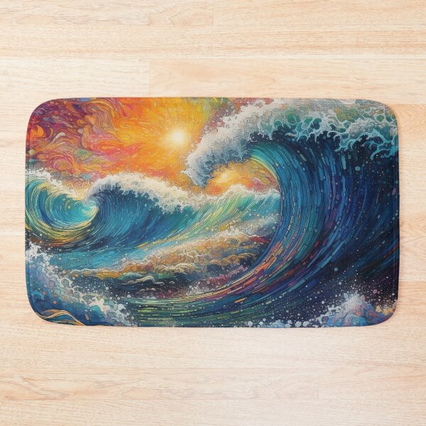 Item preview, Vibrant Waves designed and sold by HandCraftedArt.