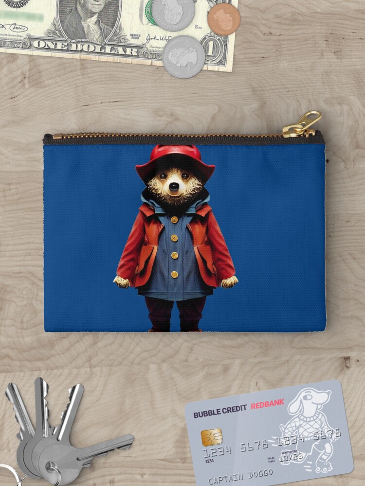 Paddington Bear Coin Pouch Novelty Purse, Blue