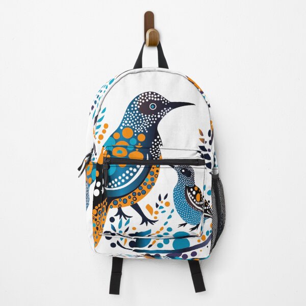 Item preview, Colorful Aboriginal Dot Bird Digital Art designed and sold by AboriginalAdorn.