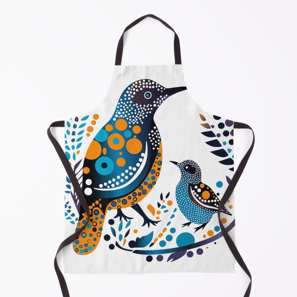 Item preview, Colorful Aboriginal Dot Bird Digital Art designed and sold by AboriginalAdorn.