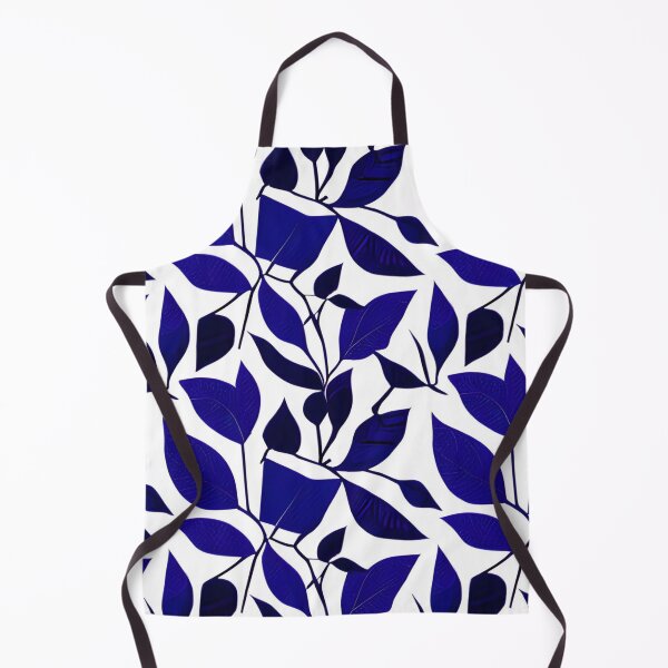 Item preview, Abstract Blue Leaf Pattern designed and sold by calibrit.