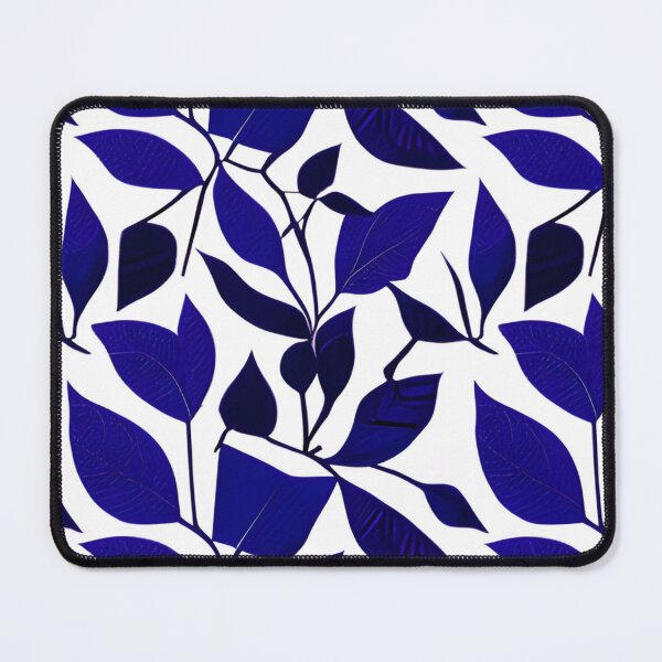 Item preview, Abstract Blue Leaf Pattern designed and sold by calibrit.