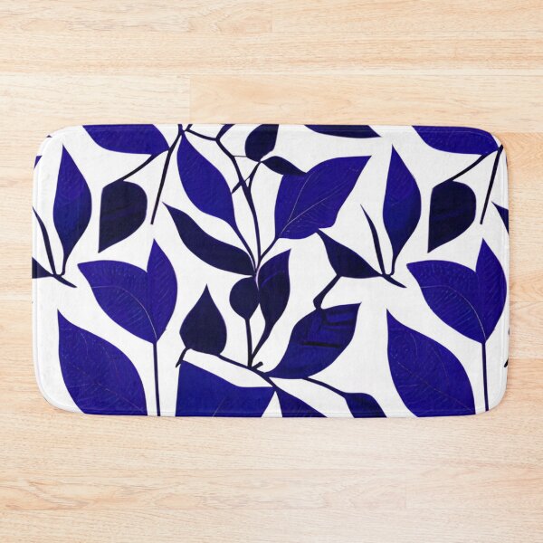 Item preview, Abstract Blue Leaf Pattern designed and sold by calibrit.
