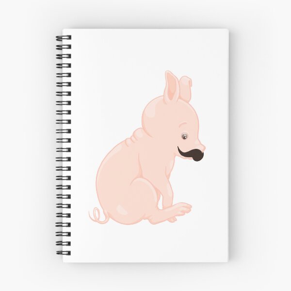 Item preview, Mustache Pig designed and sold by Ruth E.