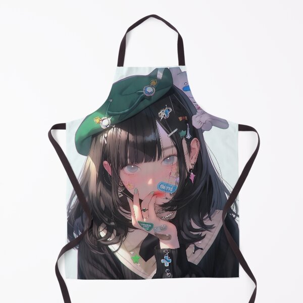 Item preview, Anime Harajuku Girl with Green Hat designed and sold by harajukuai.