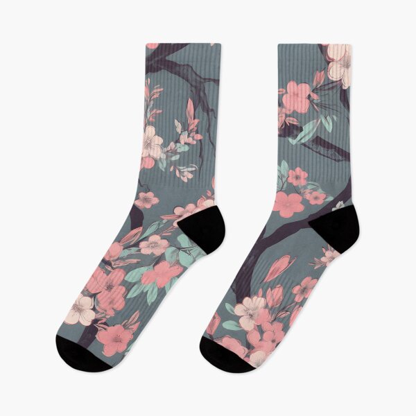 Item preview, "Cherry Blossom in Pastels" Seamless Pattern designed and sold by SelectiveArt.