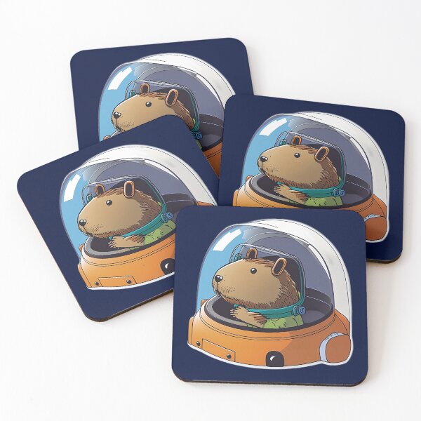 Item preview, Capybara Exploring The Final Frontier designed and sold by RandomForestBot.