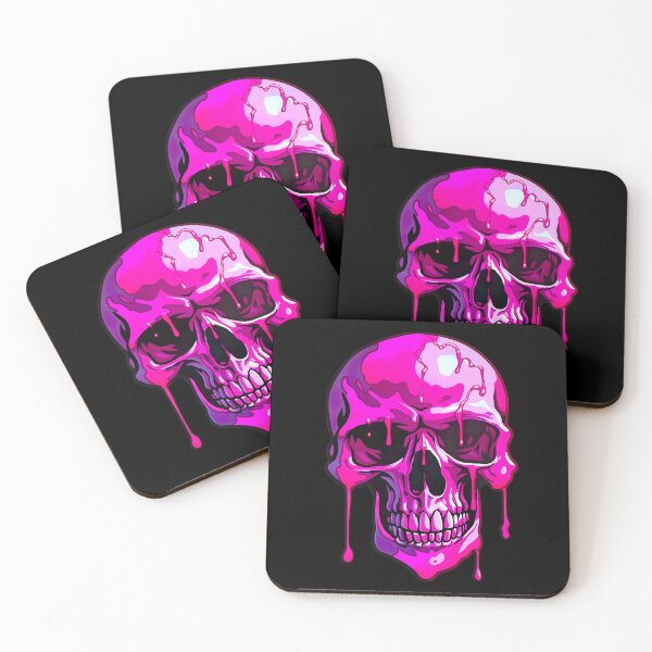 Item preview, Pink Meltdown Skull designed and sold by LiteTH.