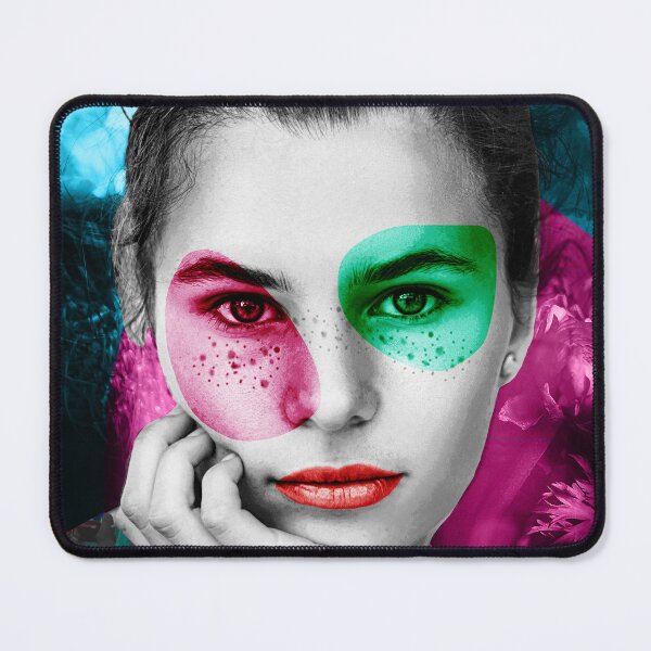 Item preview, Colorful Woman Portrait with Roses designed and sold by Leila8888.
