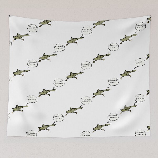 Item preview, funny goose ,goose chasing people,goose band   designed and sold by erinacalixta.