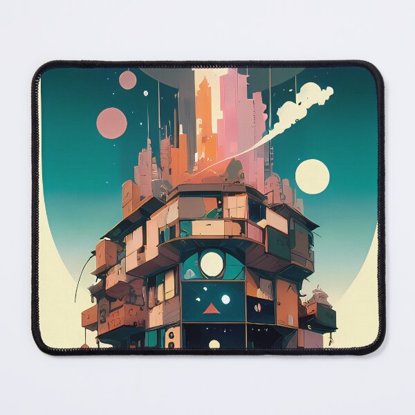 Item preview, Moonlit Corners - A Breathtaking Painting of a City Shopfront designed and sold by GalihDA.