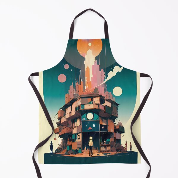 Item preview, Moonlit Corners - A Breathtaking Painting of a City Shopfront designed and sold by GalihDA.