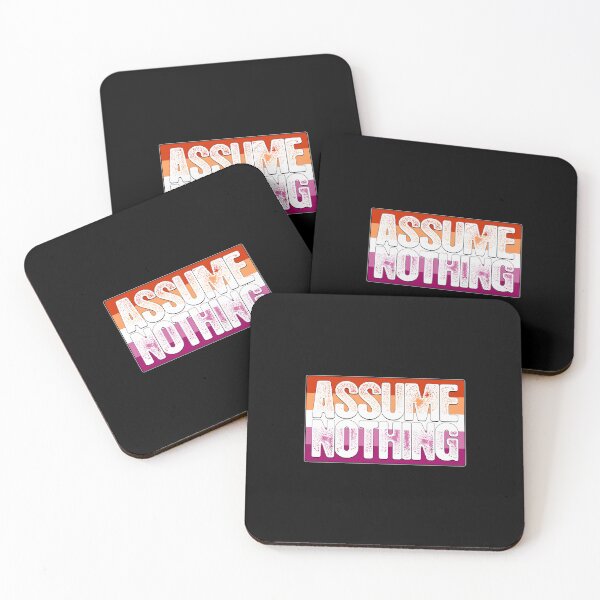 Item preview, Assume Nothing Lesbian Pride Flag designed and sold by Patrick Hiller.