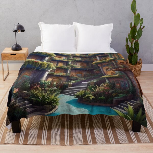 Item preview, Ancient Wonders (Hanging Gardens of Babylon 1) designed and sold by PixelatedPaints.