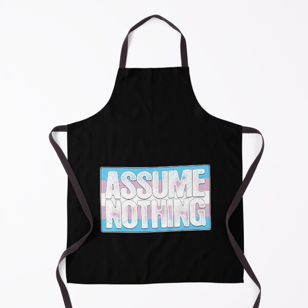 Item preview, Assume Nothing Transgender Pride Flag designed and sold by Patrick Hiller.