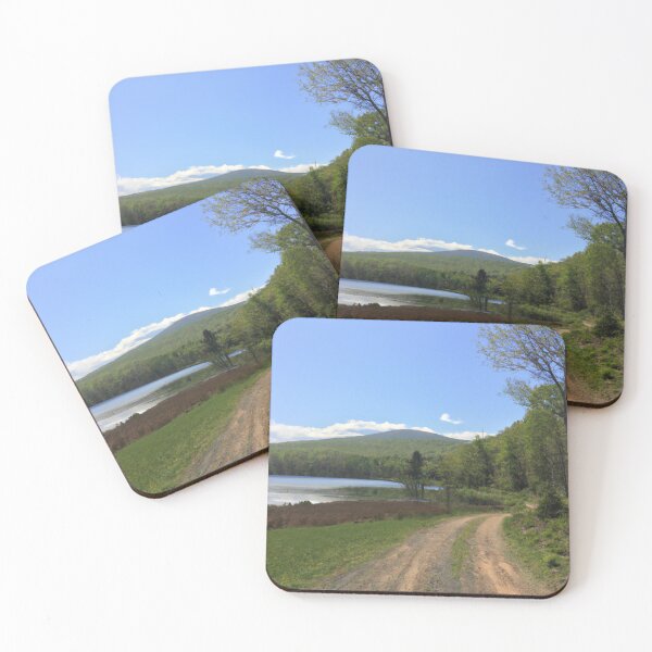 Item preview, Dirt road leading to a small lake designed and sold by CatskillMeander.
