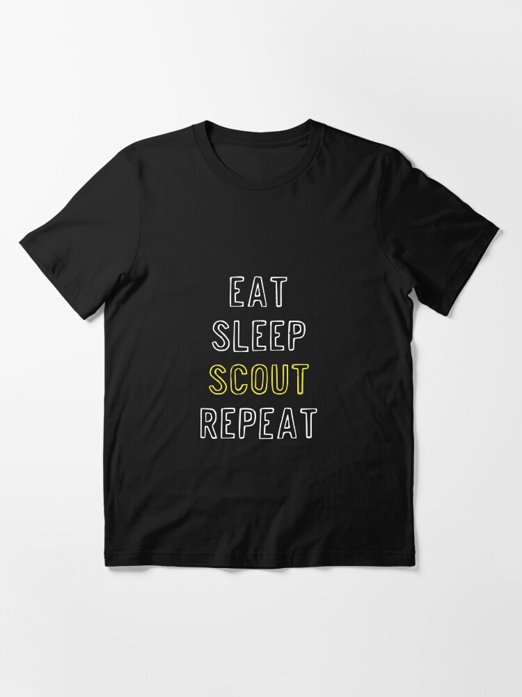 "Funny Boy Scout TShirt Eat Sleep Scout Repeat Shirt" Tshirt for Sale