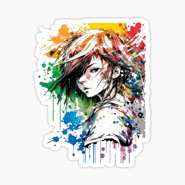 Anime Graffiti Stickers for Sale