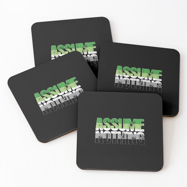 Item preview, Aromantic Pride Assume Nothing designed and sold by Patrick Hiller.