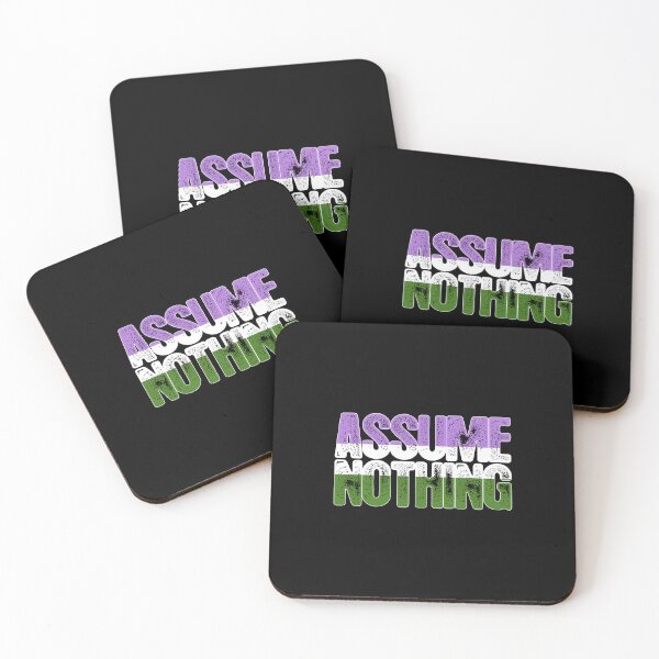 Item preview, Genderqueer Pride Assume Nothing designed and sold by Patrick Hiller.