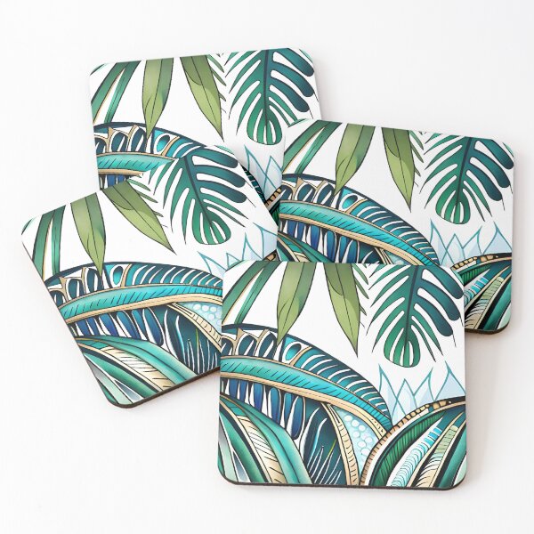 Item preview, Tropical Leaves Illustration designed and sold by Gustavo Navarro.