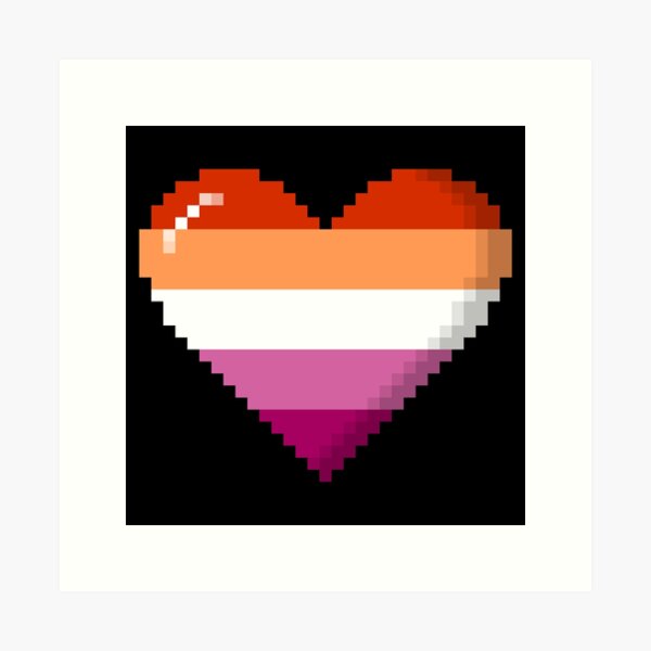 Pride heart pixel art kit – Noteworthy Art Kits