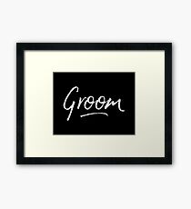 Groom Framed Print