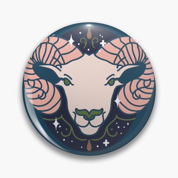 Item preview, Aries Ram - Muted Jewel designed and sold by VenusandMoon.