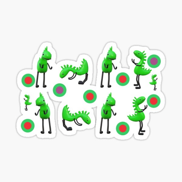 no internet dinosaur game Sticker for Sale by SWGAVA