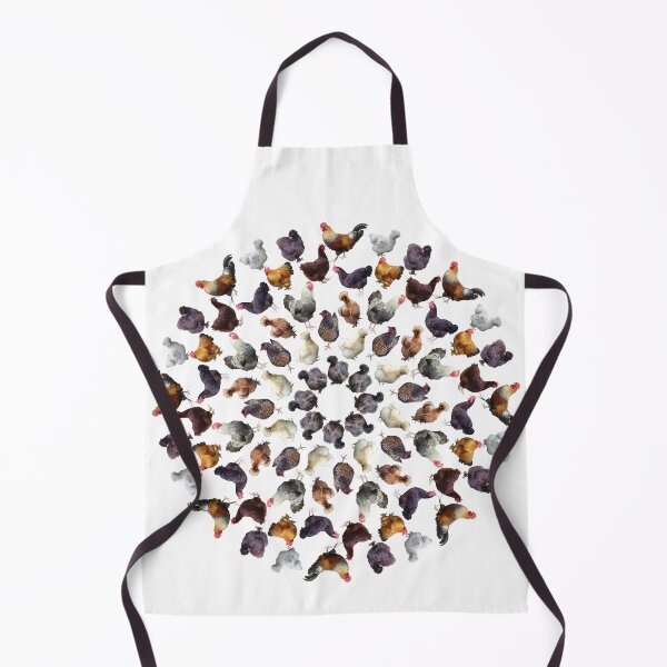 Item preview, Backyard Chickens Mandala designed and sold by StandoutSilkies.
