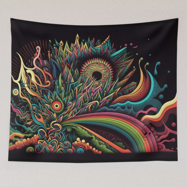 Item preview, Colorful Chaotic Abstract designed and sold by UlDesigns.