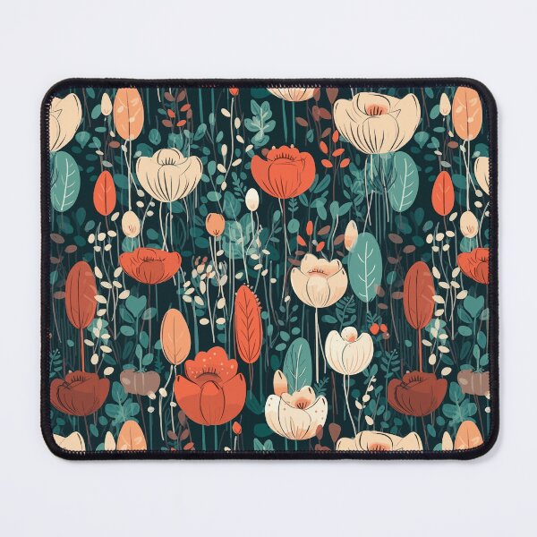 Item preview, Poppy Garden Cute Seamless Pattern designed and sold by semisoberme.