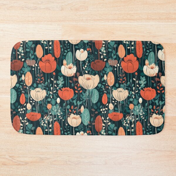Item preview, Poppy Garden Cute Seamless Pattern designed and sold by semisoberme.
