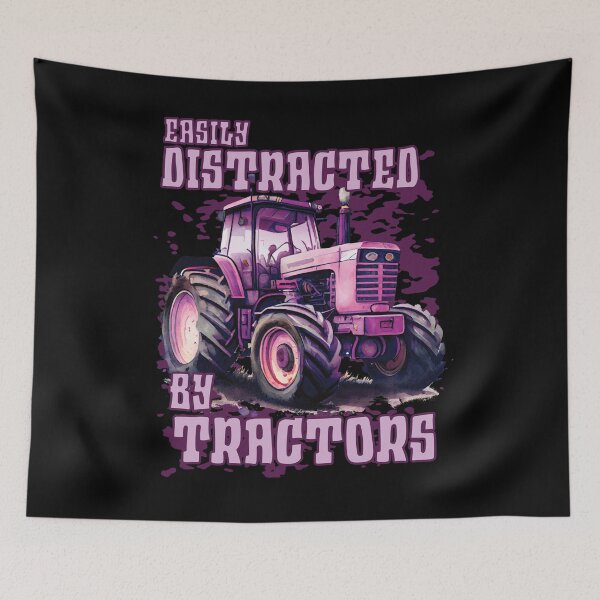 Item preview, Vintage fun; Easily distracted by pink tractors designed and sold by Department61.