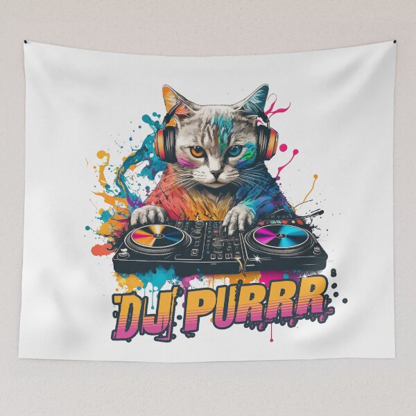 Item preview, DJ PURRR designed and sold by ForecastVSN.