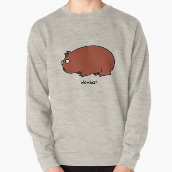 Interested Wombat Pullover Sweatshirt