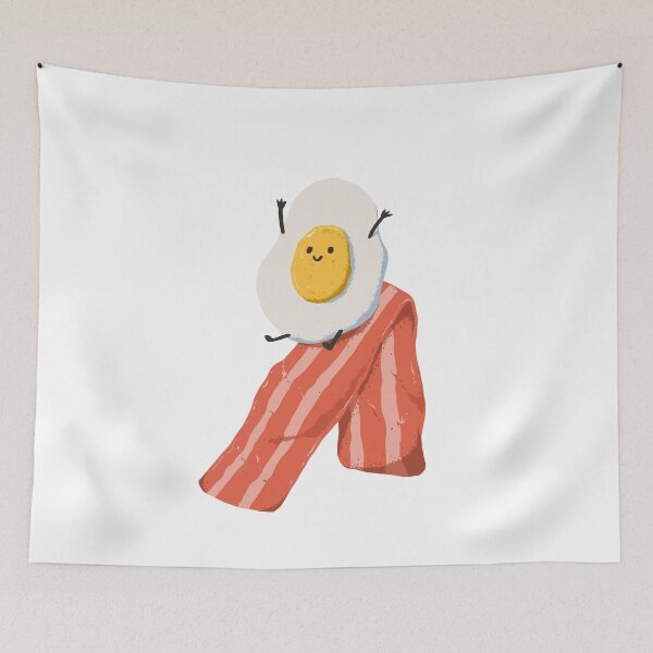 Item preview, Egg and Bacon slide designed and sold by PopcornpunkART.