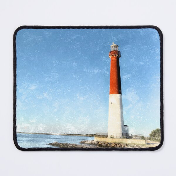 Item preview, Barnegat Lighthouse Square Illustrated designed and sold by Marianne Campolongo.