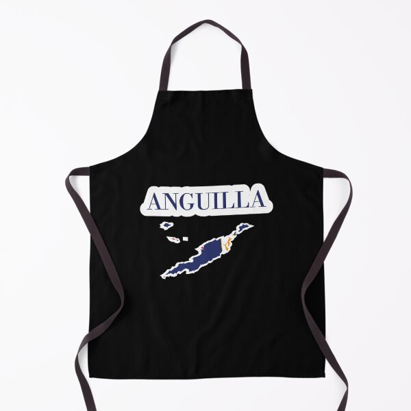 Item preview, Map of Anguilla with Anguillan Flag designed and sold by obedtheartist.