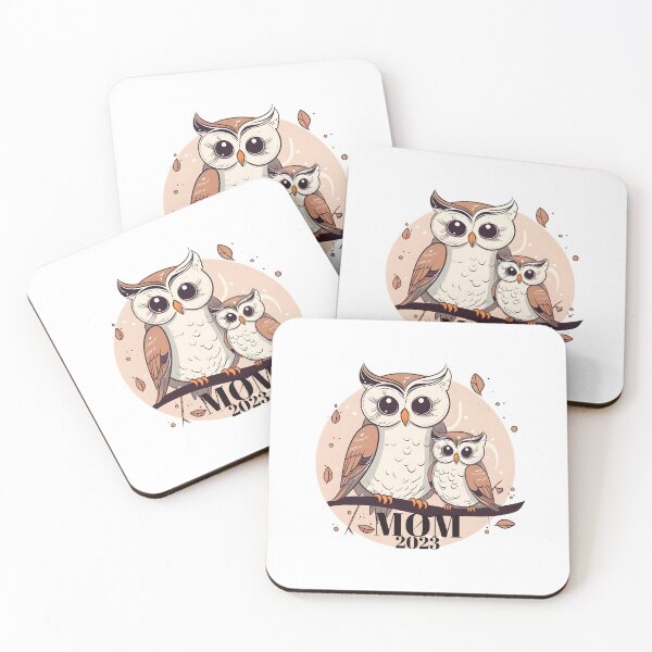 Item preview, Mother's Day Cute Owl Cub Mom Present designed and sold by FantasyRealmOP.