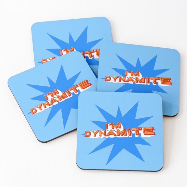 Item preview, Dynamite (light blue) designed and sold by The Wallpaper Files.