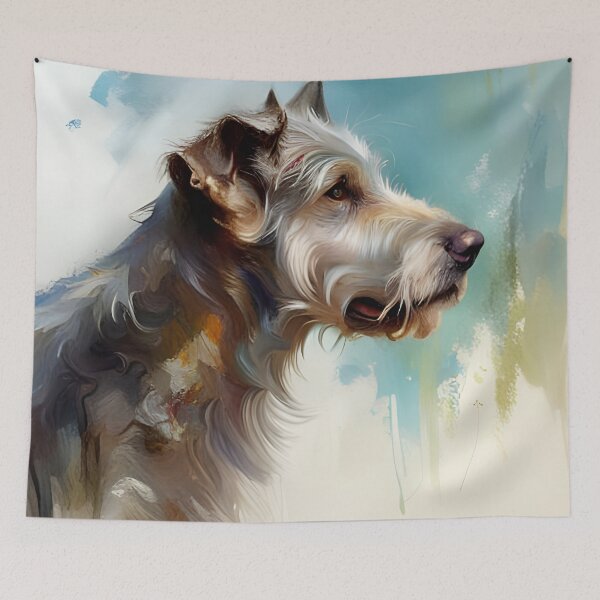 Item preview, Irish Wolfhound portrait designed and sold by ebrawne.