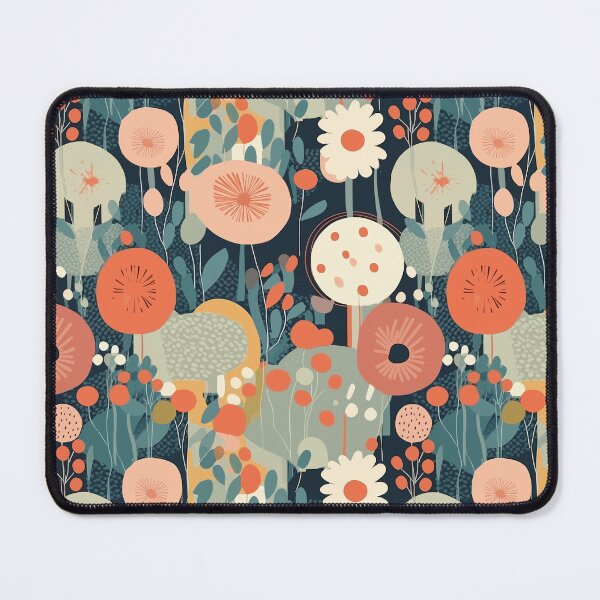 Item preview, Summer Flower Field Abstract Floral Vintage Style Pattern designed and sold by semisoberme.