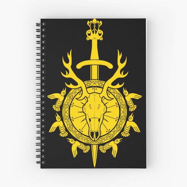 Item preview, Deer Skull Sword and Shield Viking Symbol designed and sold by DigitalPulsion.