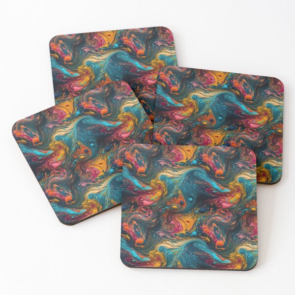 Item preview, Swirling Paint Pattern designed and sold by StickeryPickery.