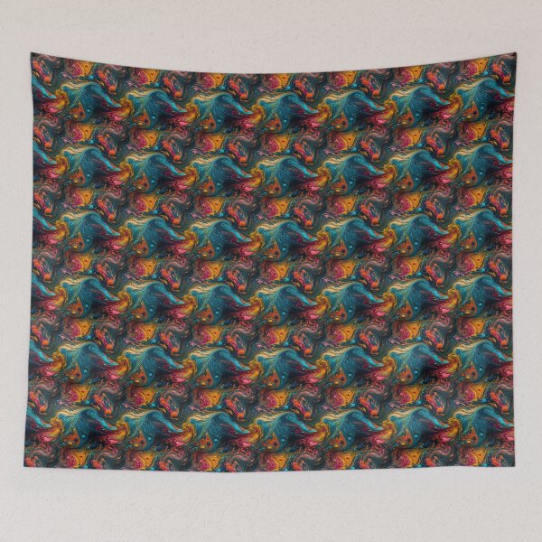 Item preview, Swirling Paint Pattern designed and sold by StickeryPickery.