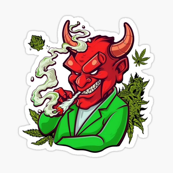 Devil Weed Stickers for Sale | Redbubble