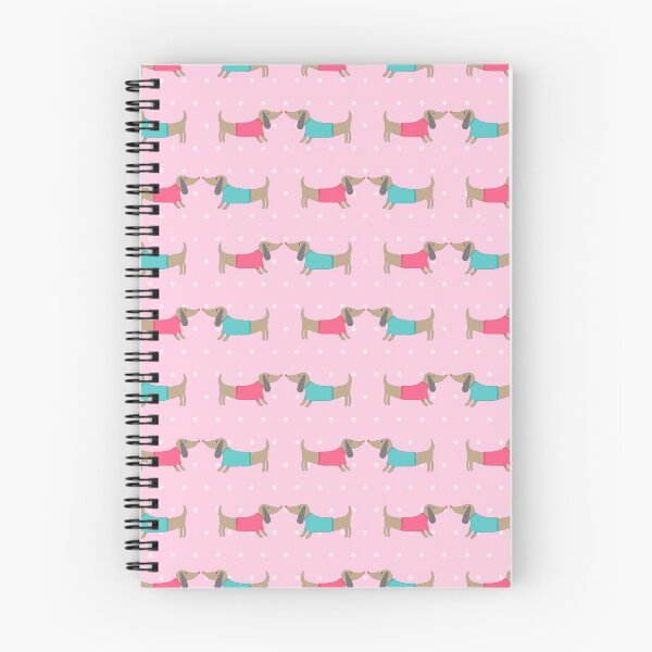 Item preview, Cute dog lovers with dots in pink background designed and sold by bigmoments.